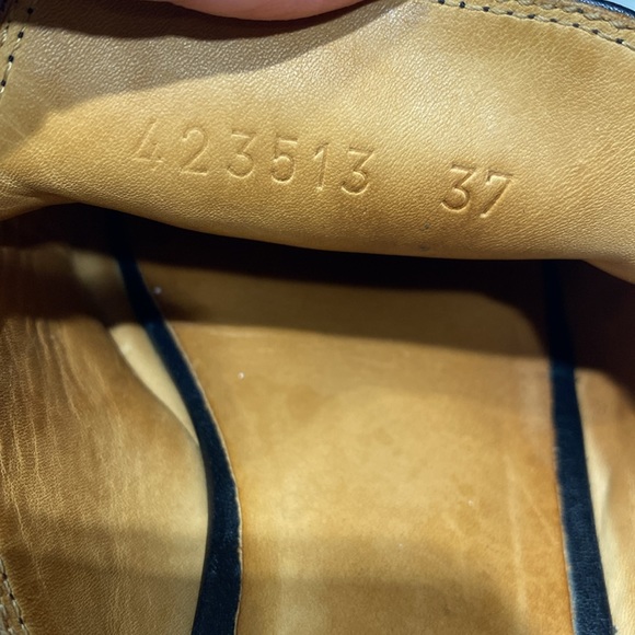 GUCCI PRINCETOWN LEATHER SLIPPER black Size 7 style 423513⭐️⭐️⭐️⭐️⭐️ - Picture 11 of 15